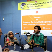 Action Aid Radio session Breaking Barriers, Building Bridge Program.